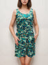 CHACHA Ruffle Knee length PRINTED Dress - D2760